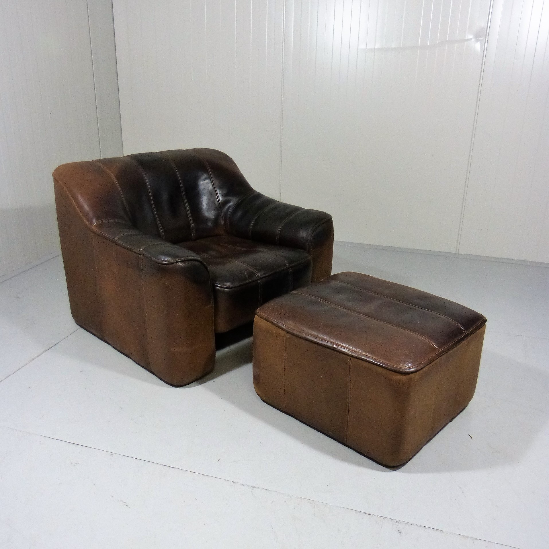 De Sede DS 44 Lounge Chair & Footstool