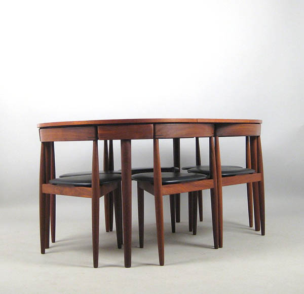 Hans Olsen A Dining Table With Threelegged Chairs For Frem Rojle 7 Hans Olsen A Dining Table With Threelegged Chairs