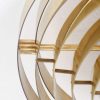 Unique Brass Ceiling lamp by Jules Wabbes, 1969
