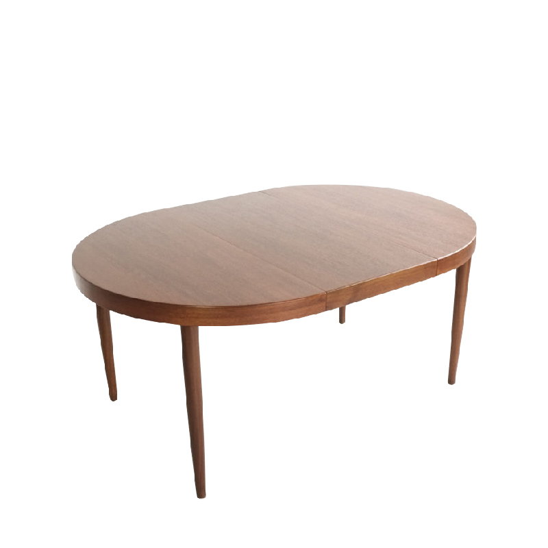 Danish Round Table In Teak With 2 Extension Plates By Kai Kristiansen Design Addict Dining Tables Danish Round Table In Teak With 2, Danish Round Dining Table