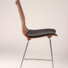 Scandinavian Modern Rosewood Dining Chairs by Hans Brattrud, set of Six.