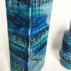 Bitossi Rimini Blue Pair of Vases, Aldo Londi, Italy. Set of 2.