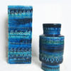 Bitossi Rimini Blue Pair of Vases, Aldo Londi, Italy. Set of 2.