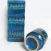 Bitossi Rimini Blue Pair of Vases, Aldo Londi, Italy. Set of 2.