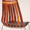 Scandinavian Modern Rosewood Dining Chairs by Hans Brattrud, set of Six.