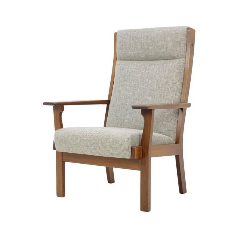 Vintage Ge181a High Back Easy Chair By Hans Wegner For Getama
