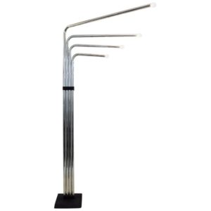 Chrome Tubular Floor Lamp
