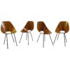 Set of four medea chairs by Vittorio Nobili