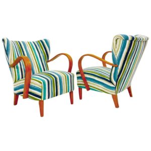 Italian Armchairs, circa 1950