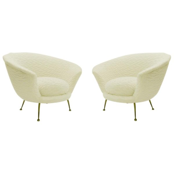 Pair of Italian armchairs