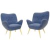 Pair of italian armchair, 1950s