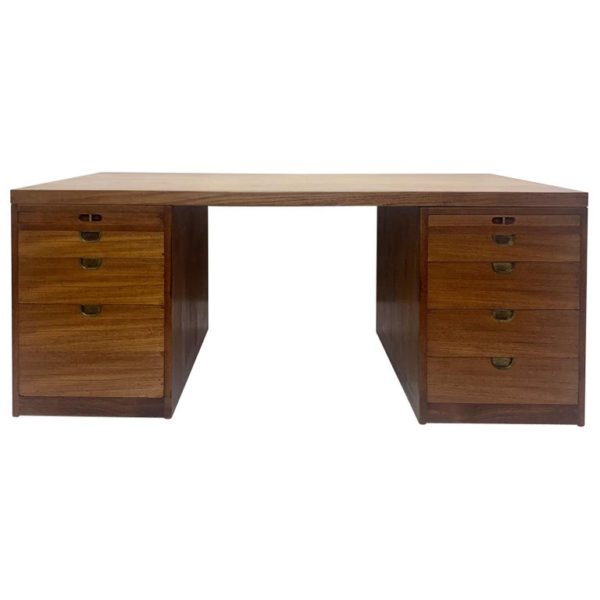 Teak desk, 1950s, by Børge Mogensen