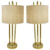 Pair of Faux Bamboo Table Lamps