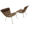 Pair of lounge chairs, circa 1970