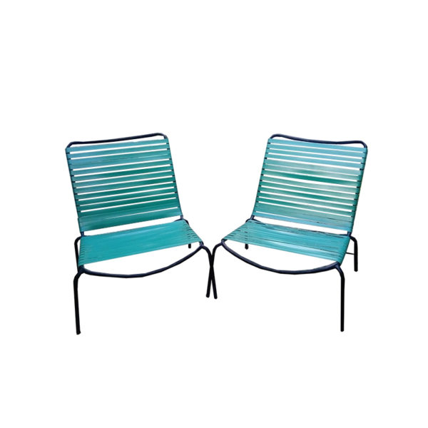 André Monpoix - Pair of fireside chairs - 1954 André Monpoix - Pair of fireside chairs - 1954