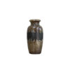 Ceramic vase from Scheurich Keramik - dark brown colors - Germany - 1970's