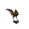 Hand crafted rooster, made of flatware (forks and spoons) - France 1960's