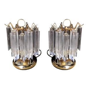 Pair of Barovier Lamps in Murano - Circa 1980