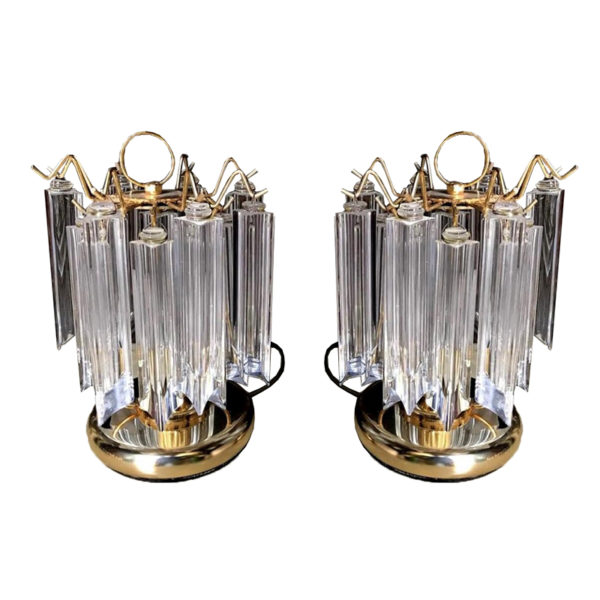 Pair of Barovier Lamps in Murano - Circa 1980