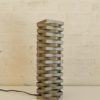 "Square tower" iron table lamp, 1970s