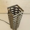 "Square tower" iron table lamp, 1970s