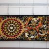 Wall carpet 'Aurore' in wool, designed by J.C. Bissery Aubusson, France '60