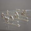 6 Vintage Cutlery Holders In Silver - Different Animals - François Frionnet (stamped) France '30