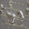 6 Vintage Cutlery Holders In Silver - Different Animals - François Frionnet (stamped) France '30