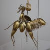 Hand crafted 'Don Quichotte', made of flatware (forks and spoons) - France - 1960's