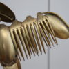 Hand crafted 'Don Quichotte', made of flatware (forks and spoons) - France - 1960's
