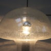 XL Mushroom Table Lamp in Glass and Chrome Plated Steel - Produced by Doria Leuchten - Germany - 1970's