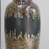 Ceramic vase from Scheurich Keramik - dark brown colors - Germany - 1970's