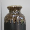 Ceramic vase from Scheurich Keramik - dark brown colors - Germany - 1970's