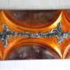 Large wall artwork in aluminium & metal - Produced in France - 1970's