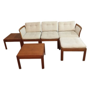 Six-Piece Teak Seating By Illum Wikkelso