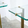 Pair of Console Side Tables by Peter Ghyczy