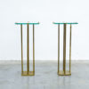 Pair of Console Side Tables by Peter Ghyczy