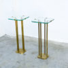 Pair of Console Side Tables by Peter Ghyczy