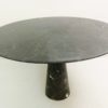 Round marble dining table by Angelo Mangiarotti