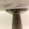 Round marble dining table by Angelo Mangiarotti