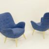 Pair of italian armchair, 1950s