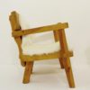 Pair of Solid Wood Armchairs