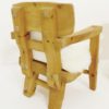 Pair of Solid Wood Armchairs