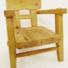 Pair of Solid Wood Armchairs