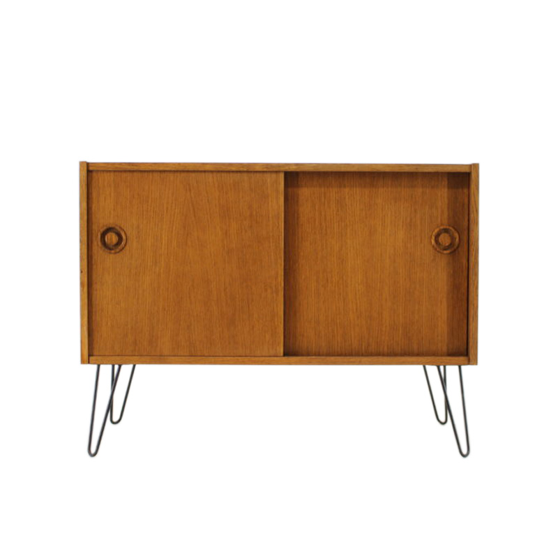 1960s Danish Upcycled Oak Cabinet