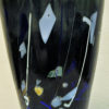 Large Blue Vintage Glassvase By Maud G. Bugge -Hadeland Glassverk 1980s, Norway