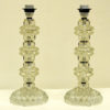 Pair of vintage Glass Table Lamps from Kosta, Sweden 1960s