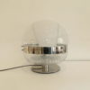 Globe lamp in Murano glass and chrome, 1970's