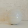 ceramic and opaline globe lamp