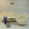 Midcentury Floridasofa in sheepskin from Vatne - Norway 1950s Midcentury Floridasofa in sheepskin from Vatne - Norway 1950s